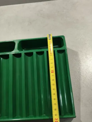 Bandeja clasificadora de monedas vintage