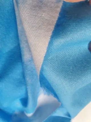 ✝️ Pashmina Virgen María Cielo Azul