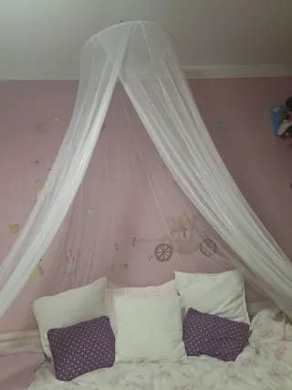 Dosel de cama para niña
