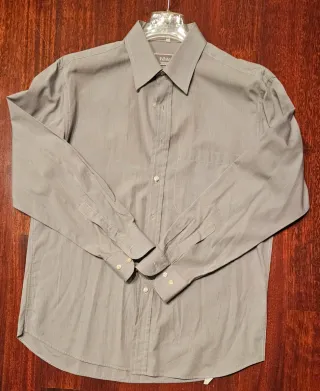 Camicia uomo classica grigia White