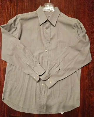 Camicia uomo classica grigia White