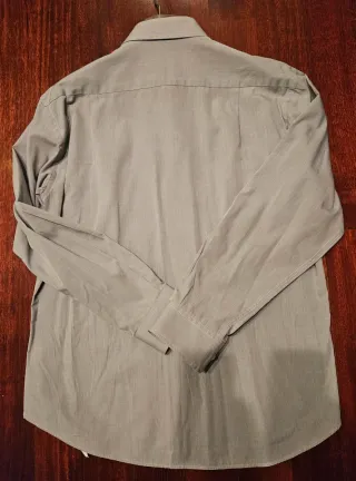 Camicia uomo classica grigia White