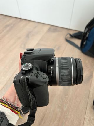 Cámara Canon EOS 400D + Tamron 70-300 + Mochila