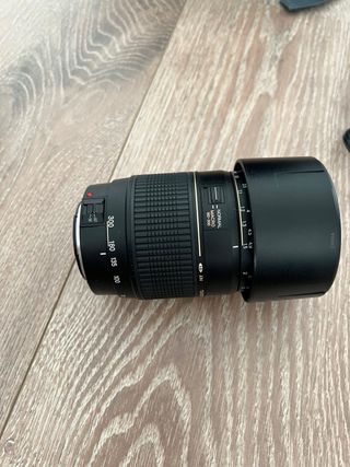 Cámara Canon EOS 400D + Tamron 70-300 + Mochila