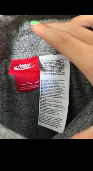 Pantalón chándal gris unisex de Nike