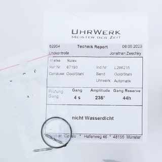 Rolex Oyster Perpetual Lady 67193 Oro/Acero