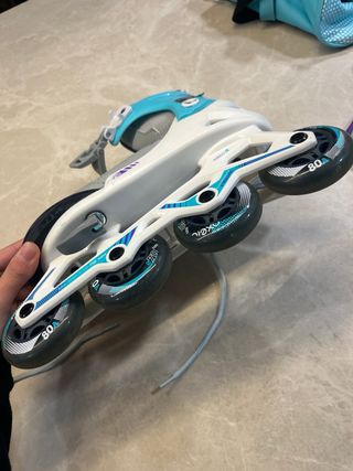 Patines Oxelo T.32-35 + Accesorios