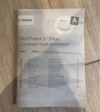 Procesadora Bosch Talent 3 Poco Uso