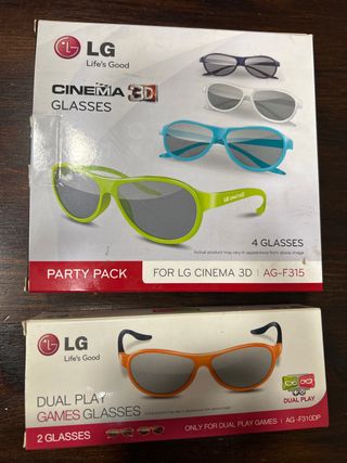 Gafas 3D LG Cinema y Dual Play (Pack)