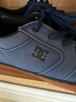Zapatillas DC Shoes Skate Azul Marrón VINTAGE