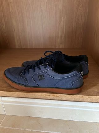 Zapatillas DC Shoes Skate Azul Marrón VINTAGE