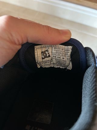 Zapatillas DC Shoes Skate Azul Marrón VINTAGE