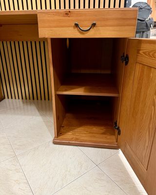 Scrivania IKEA ALVE Vintage Legno Anni '80