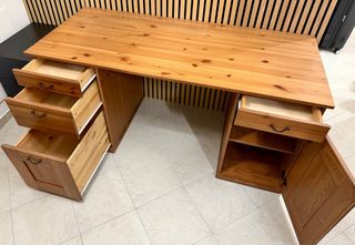 Scrivania IKEA ALVE Vintage Legno Anni '80