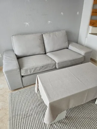 Sofá Ikea 2 plazas gris