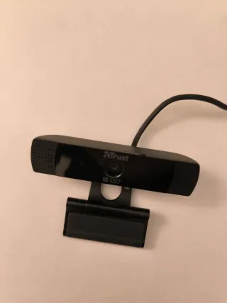 Webcam Trust HD 1080P Negra