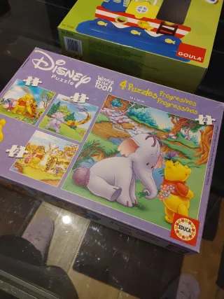 Pack 2 Puzzles Goula y Disney Winnie Pooh