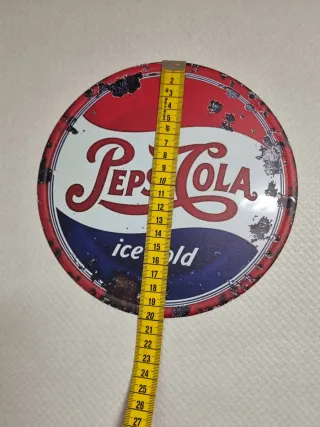 Insegna Metallo Pepsi Cola Vintage