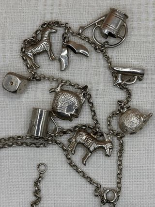 Collar Plata Ley Dijes Varios