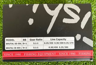 Carrete Hart Brutal SD 50-SL Dorado