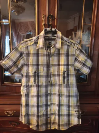 Camisa a cuadros hombre talla m