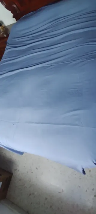 Funda Nórdica Ligera Azul/Gris