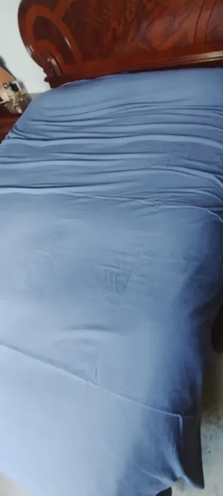 Funda Nórdica Ligera Azul/Gris