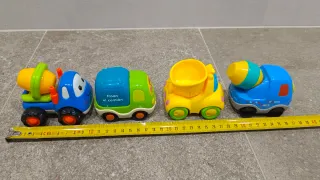Lote 4 Camiones Construcción Bebé