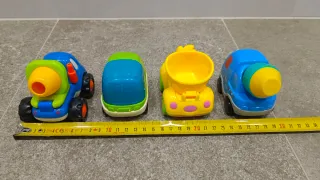 Lote 4 Camiones Construcción Bebé