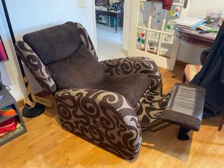 Sofá extensible chaiselonge y sillón reclinable