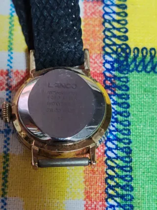 Orologio Lanco 17 Jewels Donna Oro Nero