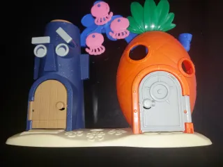 Casa Juguete Bob Esponja y Calamardo