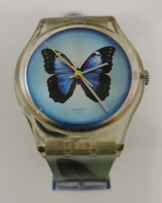 Reloj Swatch Sky Fly GK347 Mariposa Azul