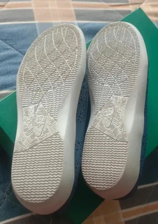 Manoletinas Deity Azul Talla 38