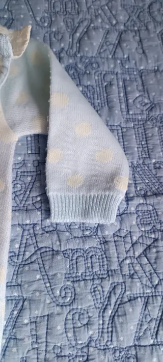 Pelele lana bebé niño 0-3 meses