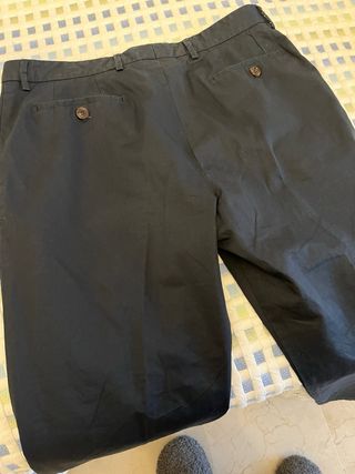 Pantalón chino azul marino caballero