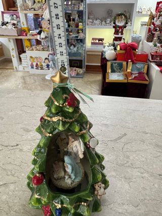 Carillon Albero Presepe Porcellana Hervit