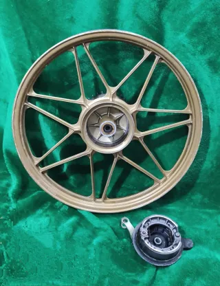 Llantas doradas Derbi Variant