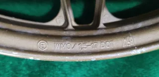 Llantas doradas Derbi Variant