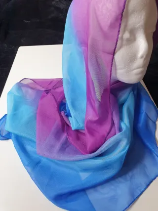 Pañuelo degradado azul y morado