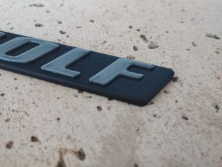 VW GOLF MK1 EMBLEMA TRASERO