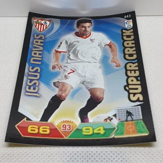 ⚽️ CROMO DE FUTBOL JESÚS NAVAS SUPER CRACK 2011-12