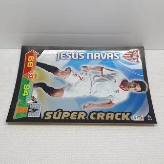 ⚽️ CROMO DE FUTBOL JESÚS NAVAS SUPER CRACK 2011-12
