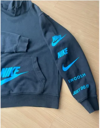 Conjunto Chándal Nike Negro y Turquesa