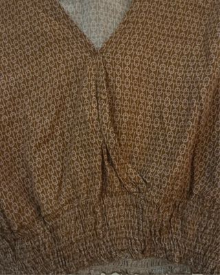 Camisa estampada manga larga