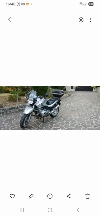 BMW 1150r Moto con accessori