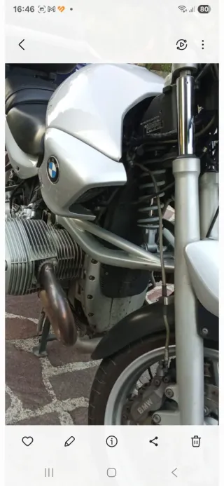 BMW 1150r Moto con accessori