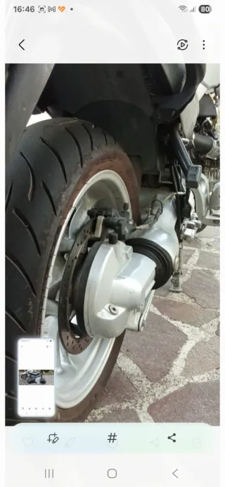 BMW 1150r Moto con accessori