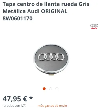 Tapas de llanta Audi (Set de 4)