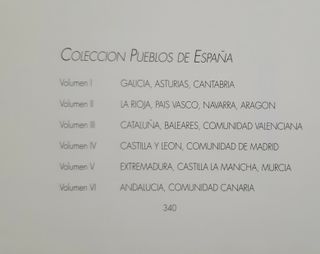 Colección Pueblos de España 6 Tomos COMPLETA